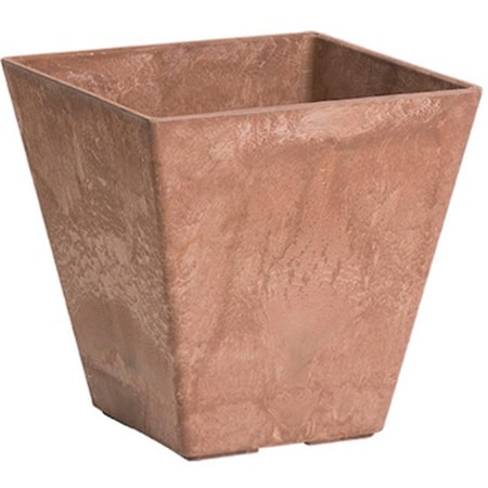 Novelty Manufacturing Novelty Manufacturing 243548 12 in. Ella Square Planter; Rust - Pack of 5 243548